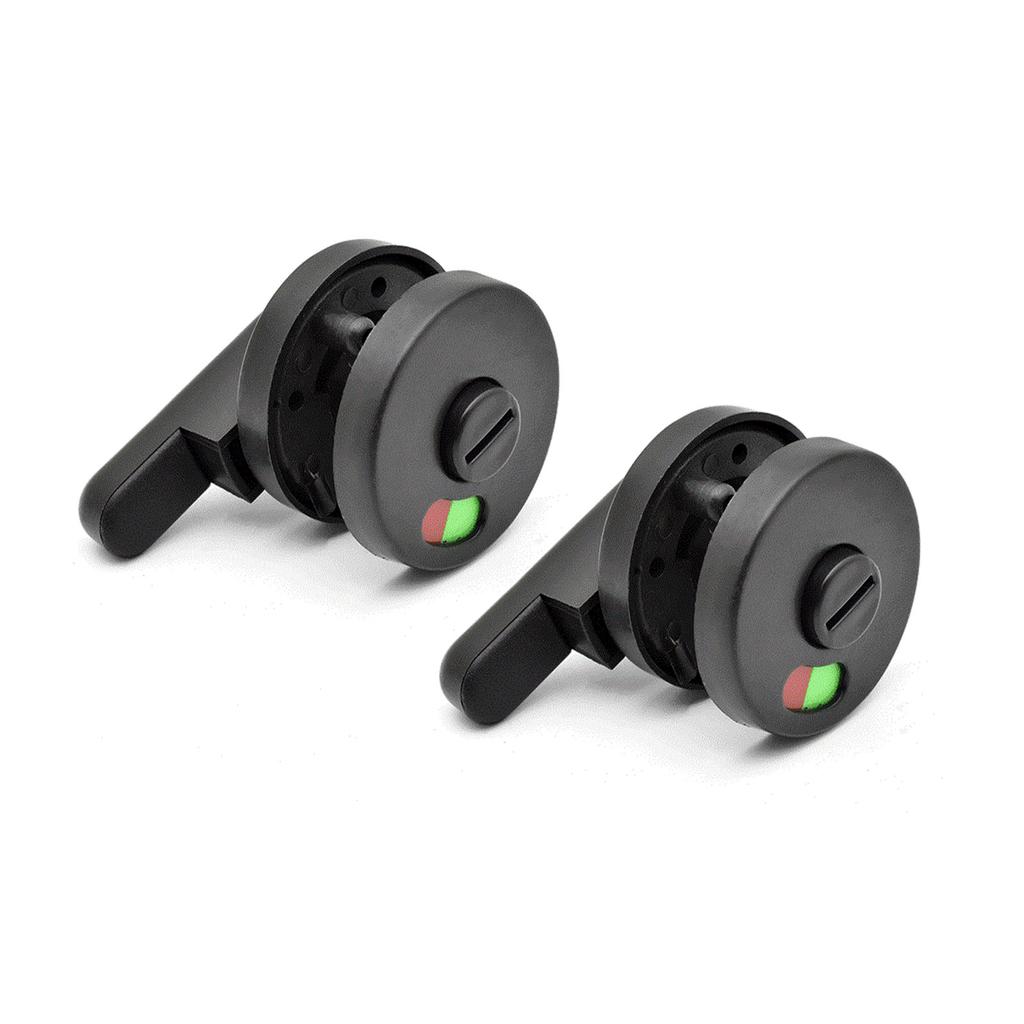 Rostfreier Kunststoff Glatter Indikator Türschloss mit Drehknopf Einkaufszentrum Flughafen Beschläge Hotel Toilette Station