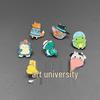 Creative Alloy Animal Brooch: Versatile Little Dinosaur and Fox Accessories for Clothing, Shoes, and Bags