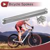 A ABSOPRO 12 Sets 14G Bicycle Spokes 160mm Bicycle Wheel