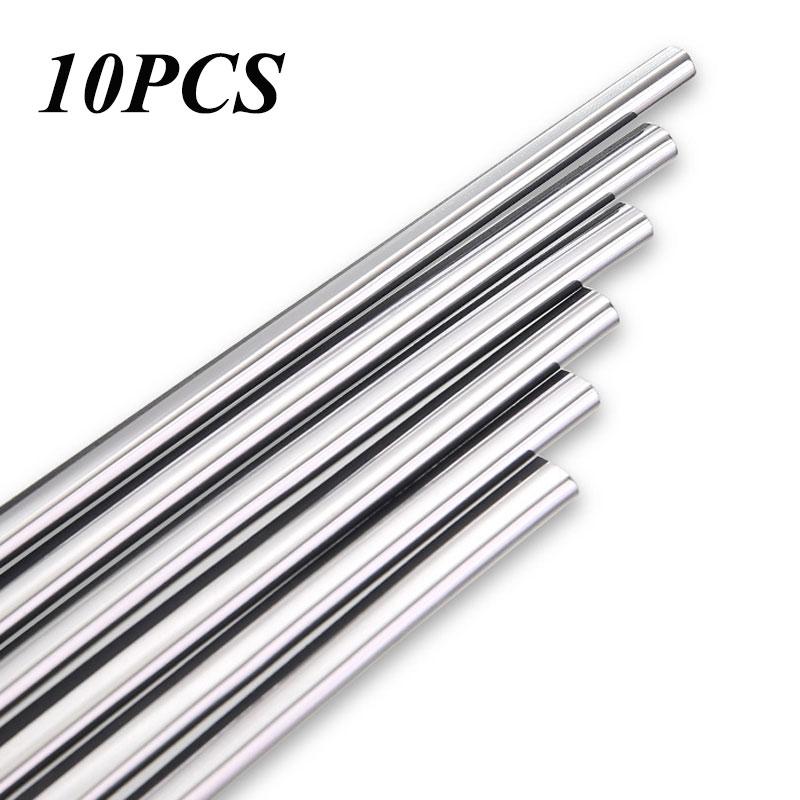 

10 шт., 20 см, универсальная автомобильная розетка для кондиционера, декоративная U-образная молдинговая отделка, полоски, декор, аксессуары для стайлинга автомобиля серебряный