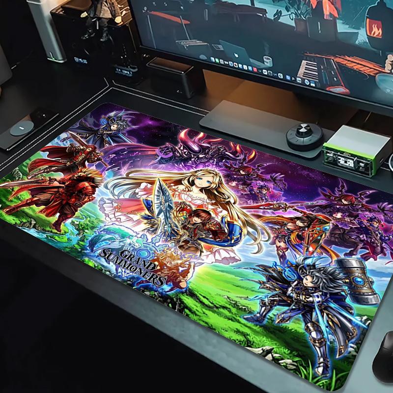 Grand Summoners Color Mouse Pad Large Gaming Table Cushion Non-slip Laptop Tablet Big Mousepad XXL Mat Mini PC Playmat With Lock Edge