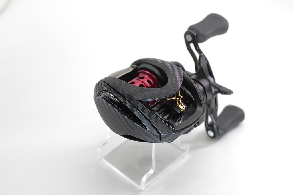 CUSTOM Custom Decal for YOROI 23 SS AIR TW Baitcasting Reel SEAT.JP (Black, Left-Handed)