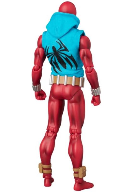 Medicom Toy MAFEX No. 268 SCARLET SPIDER (COMIC Ver.) Ver. 2.0 Action Figure, Approximately 155mm Tall, Non-scale, Pre-painted