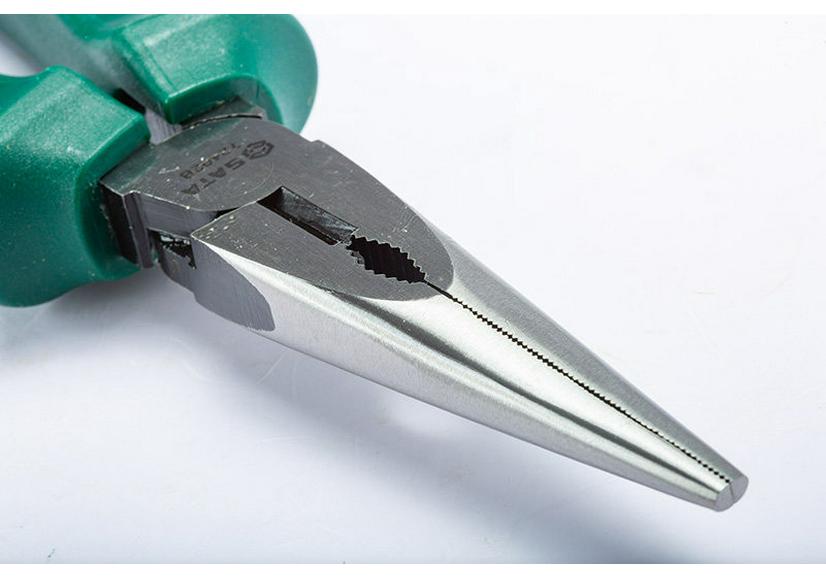SATA Genuine Labor-Saving Needle-Nose Pliers - 6-inch (72401B) & 8-inch (72402B) Chrome Vanadium Steel