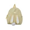 School bag, solid color cute rabbit backpack, girls' backpack, commuting elementary school student's backpack, new little rabbit backpack