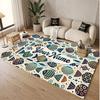 Decorative Artwork Theme Soft Crystal Velvet Rug Custom Name & Text Print Non Slip Floor Rug for Bedroom Living Room