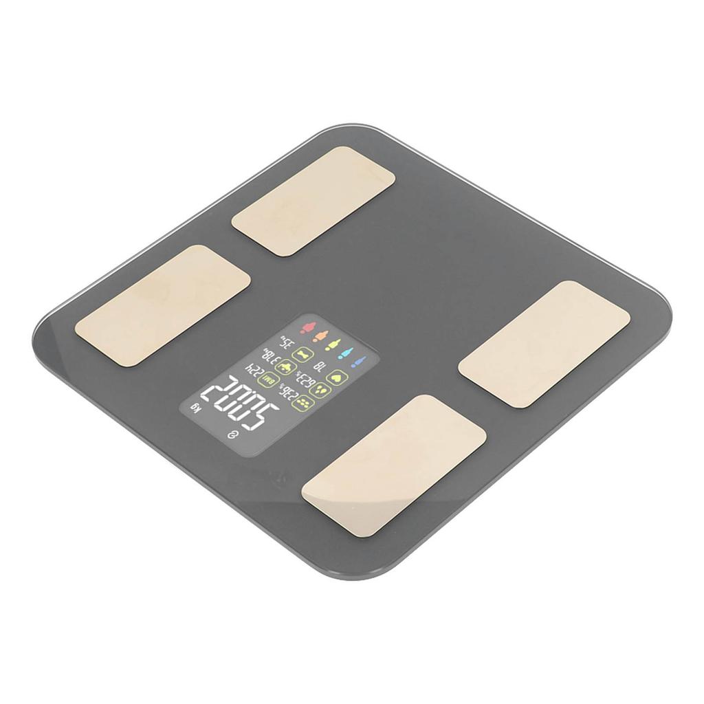 Smarte Körperwaage mit Farbanzeige 300mha Hohe Genauigkeit 5?180kg Digitale Bluetooth-Waage für