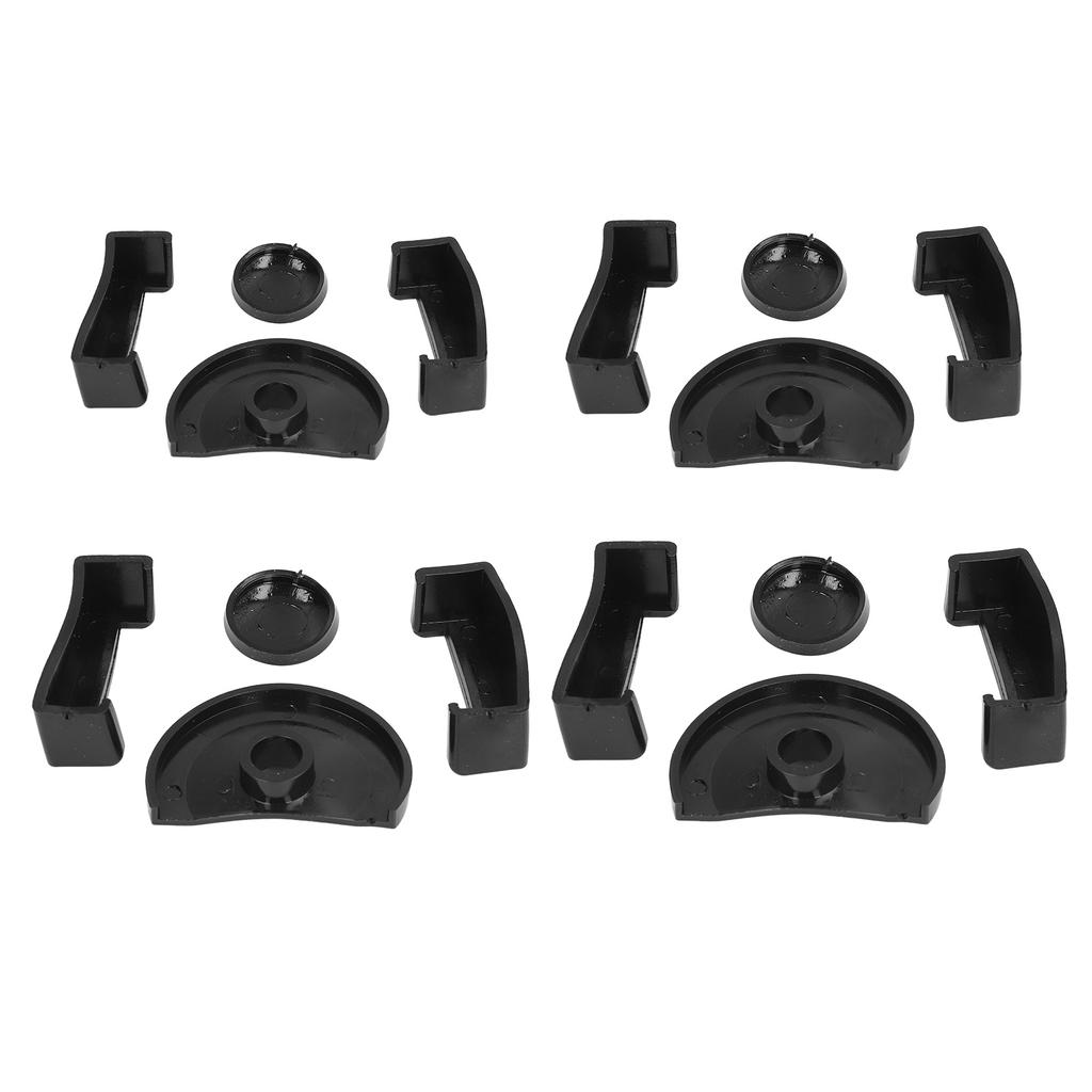 4 Sets Vise Pad Soft Rubber Protector Cover Skid Proof Accessory Tool Kit for Small Vice