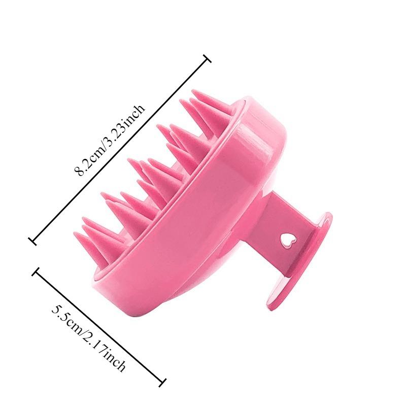 Silicone Shampoo Brush Home Shampoo Massage Brush Clean Scalp Itching Scratch Head Relax Body Massager