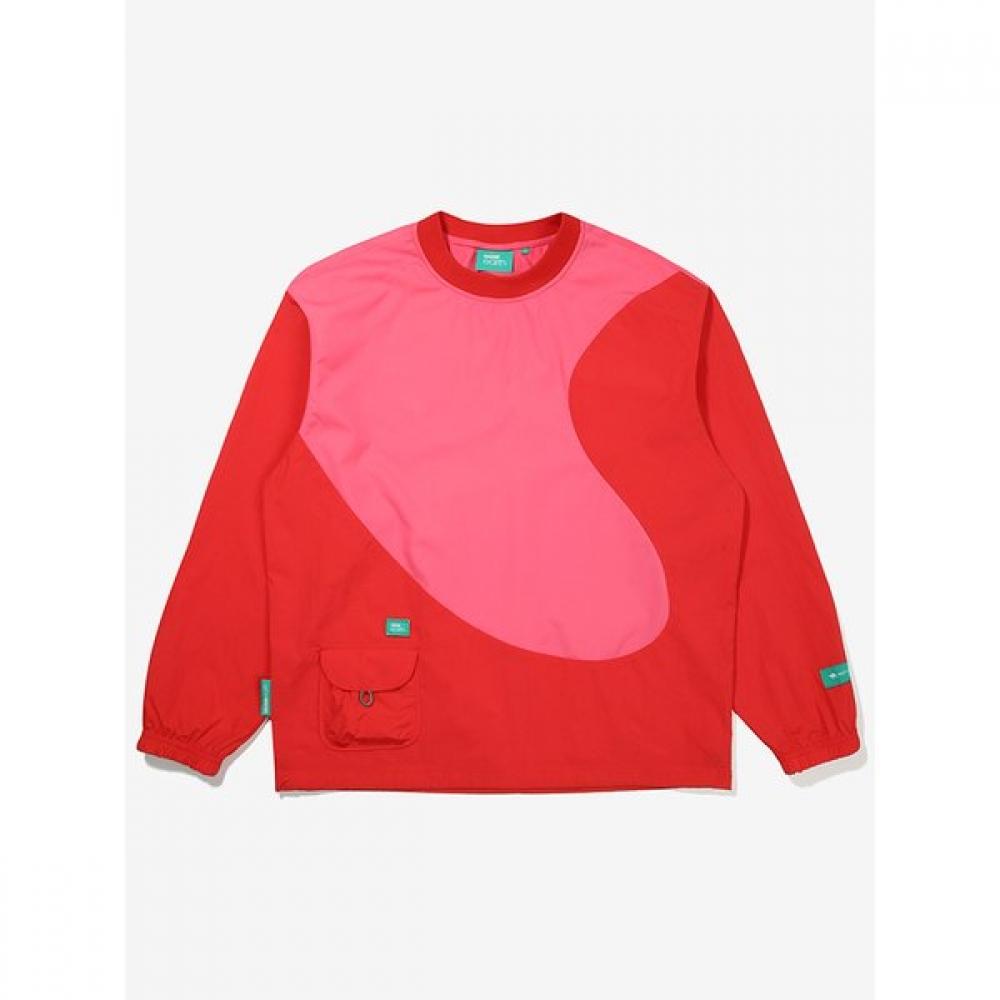 Lightweight Woven Earth Sweatshirt Bbc Earth Red Red/090/090