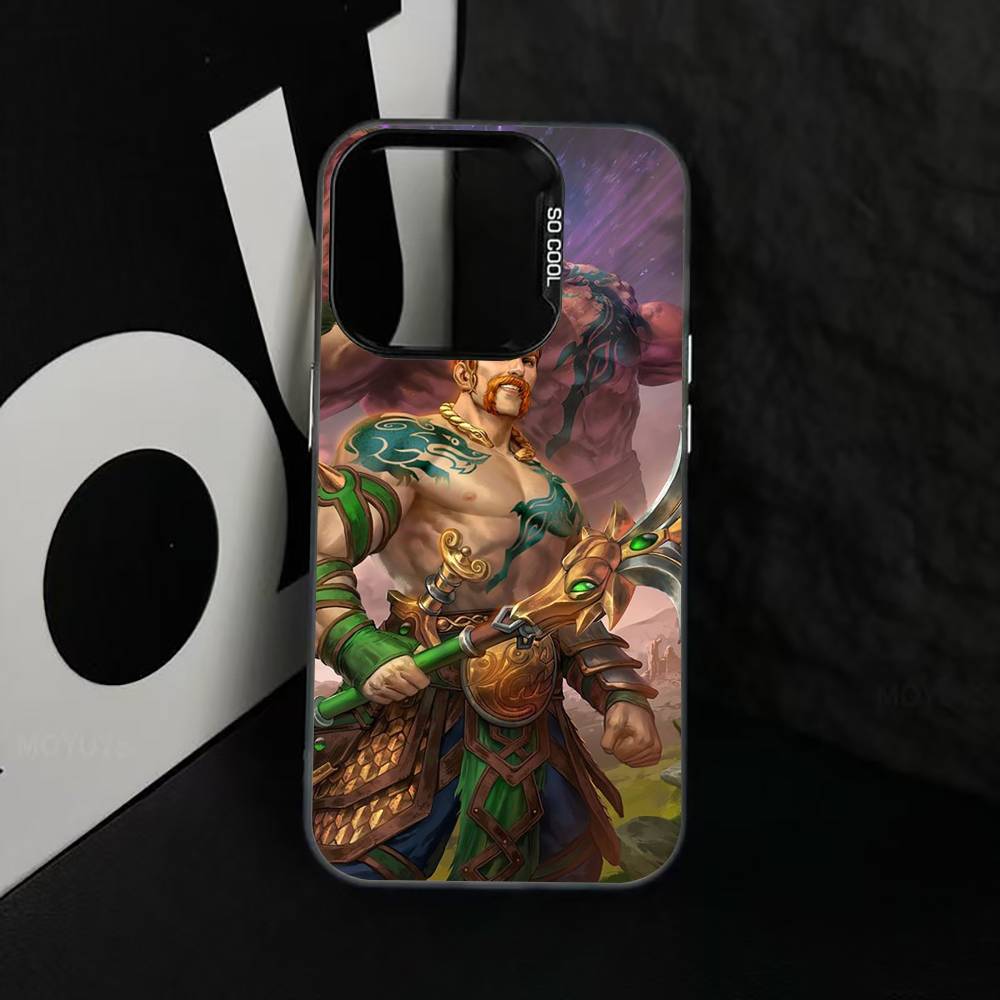 S-Smite G-Game Phone Case For iPhone 17,16,15,14,13,12,11 Plus,Pro Max,XS,Colorful Silver Phone case Funda Cover
