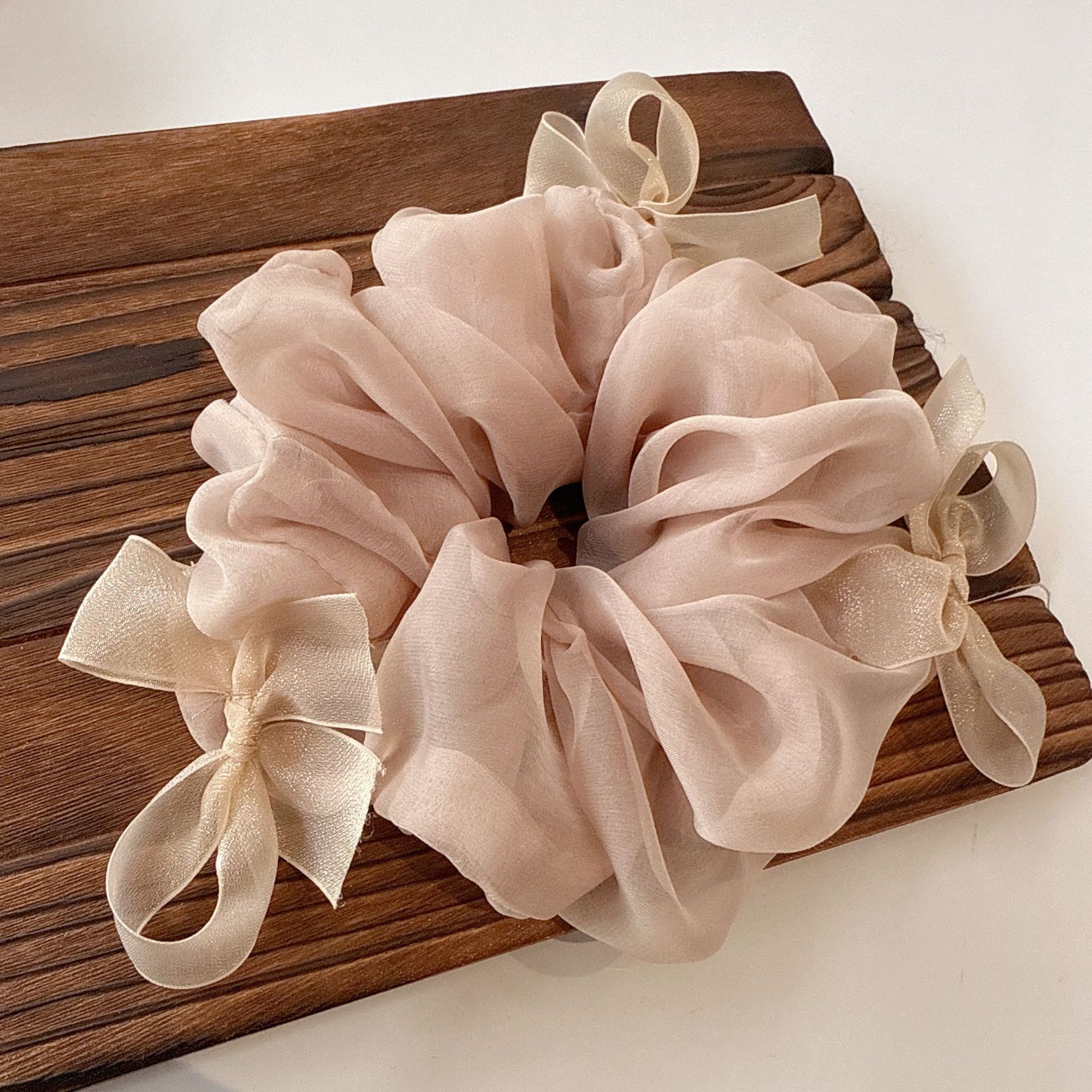 

Легкая летняя шифоновая повязка для волос с бантом для женщин - новый и ультра-эфирный, высококлассный аксессуар для волос для укладки ваших волос