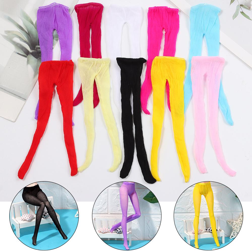Pantyhose Bottoms Socks Mini Elastic leggings Doll Silk Stockings Toys Panty hose Dolls Accessories