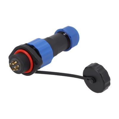 Conectori de cablu SP16 impermeabili IP68 pentru aviație, cu montare pe panou, ștechere și prize, 2-9P