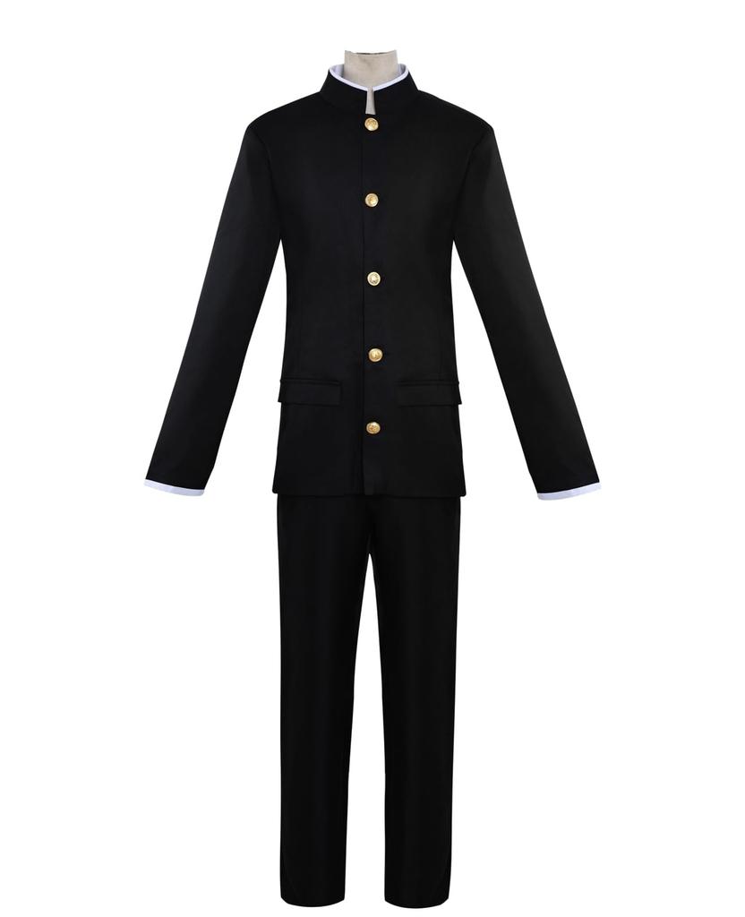 Takakura Ken Cosplay Costume with Anime DAN DA DAN Cosplay Full Set for Uniform Perfect for Photo Costume Events [CR ROLECOS] Wig, Adults, Set,