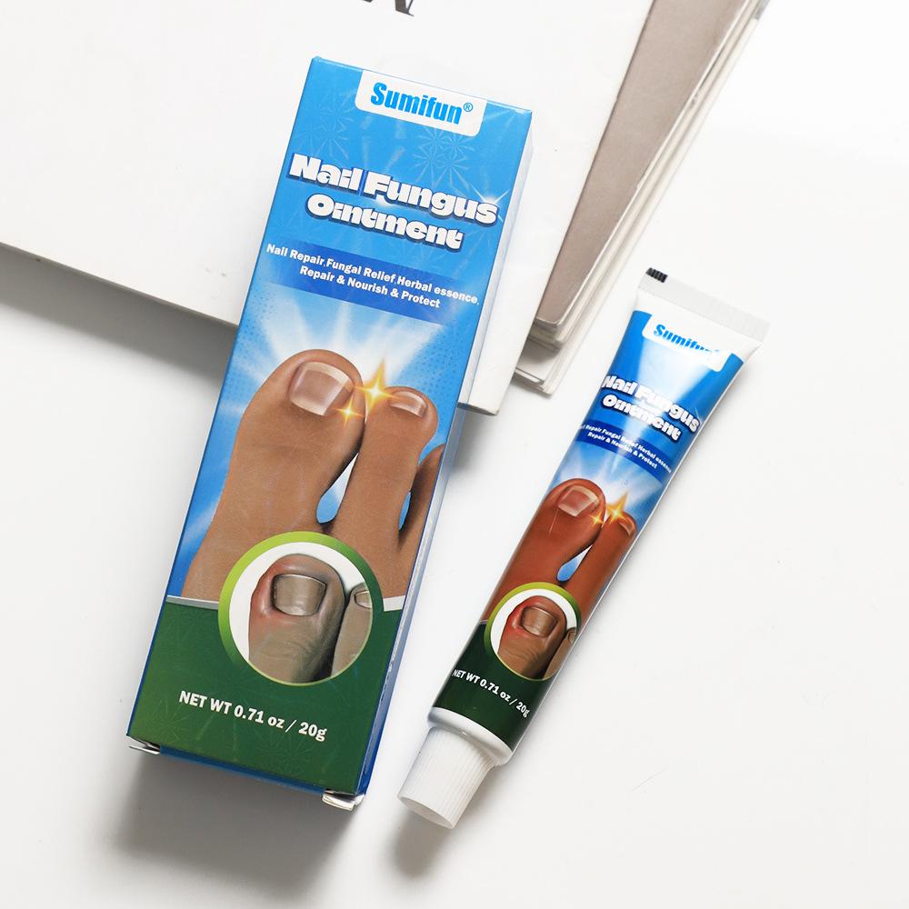 Sumifun 1 Pc Onychomycosis Nail Repair Cream Solution Remove Toenail Fungus Paronychia Nourish Moisturize Nails for Thick,Discolored,Cloud