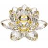 Anti-slip Crystal Lotus Flower 3 Foots Sun Catcher Ornaments Crystal Flower Figurine  Home Decor