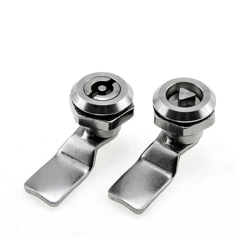 Stainless Steel Drawer Cabinet Lock Box Door Lock Triangle Key Cam Industrial Lock Cylinder Hardware Power Distribution Tool