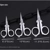 Compact Stainless Steel Nose Hair and Thread Trimming Scissors - Portable & Travel-Friendly for Students and Home Use