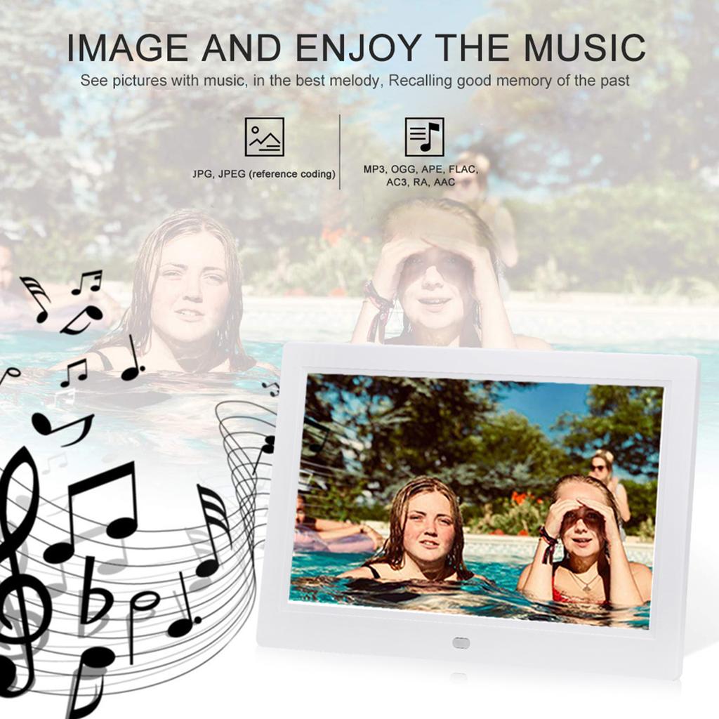 10 inch 1024*600 HD Digital Photo Frame Screen Multiple Languages Screens Ratio 16:9