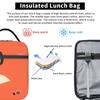 Süße Fuchs-Lunchtasche Büro-Lunchbox für Erwachsene Vintage-Druck Thermische Lunchtaschen Oxford Tragbare Reißverschluss-Kühltasche