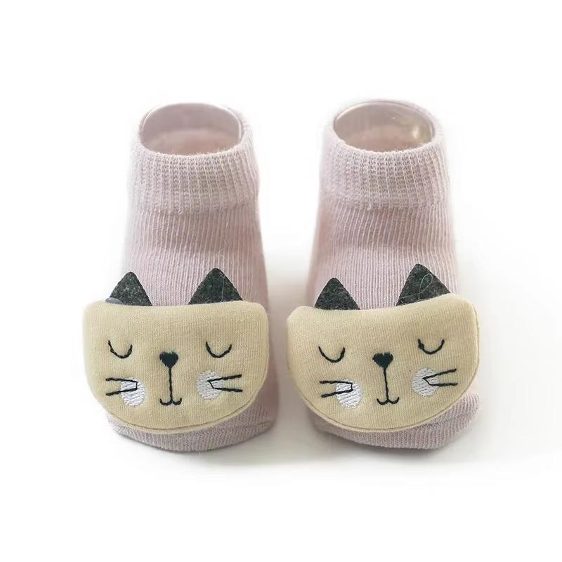 Baby Socks Girls Boys Toy Newborn Accessories Anti Slip Cartoon Animals Kids Toddlers Gift Clothes Children Infant Stuff Fruit