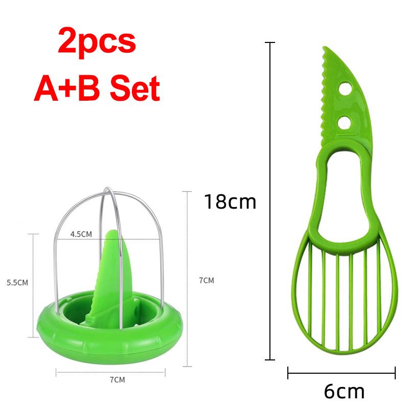 Flesh Separator Kiwi Avocado Cutter Knife Detachable Shea Corer Salad Fruit Vegetable Peeler Tomato Lemon Peeling Kitchen Gadget