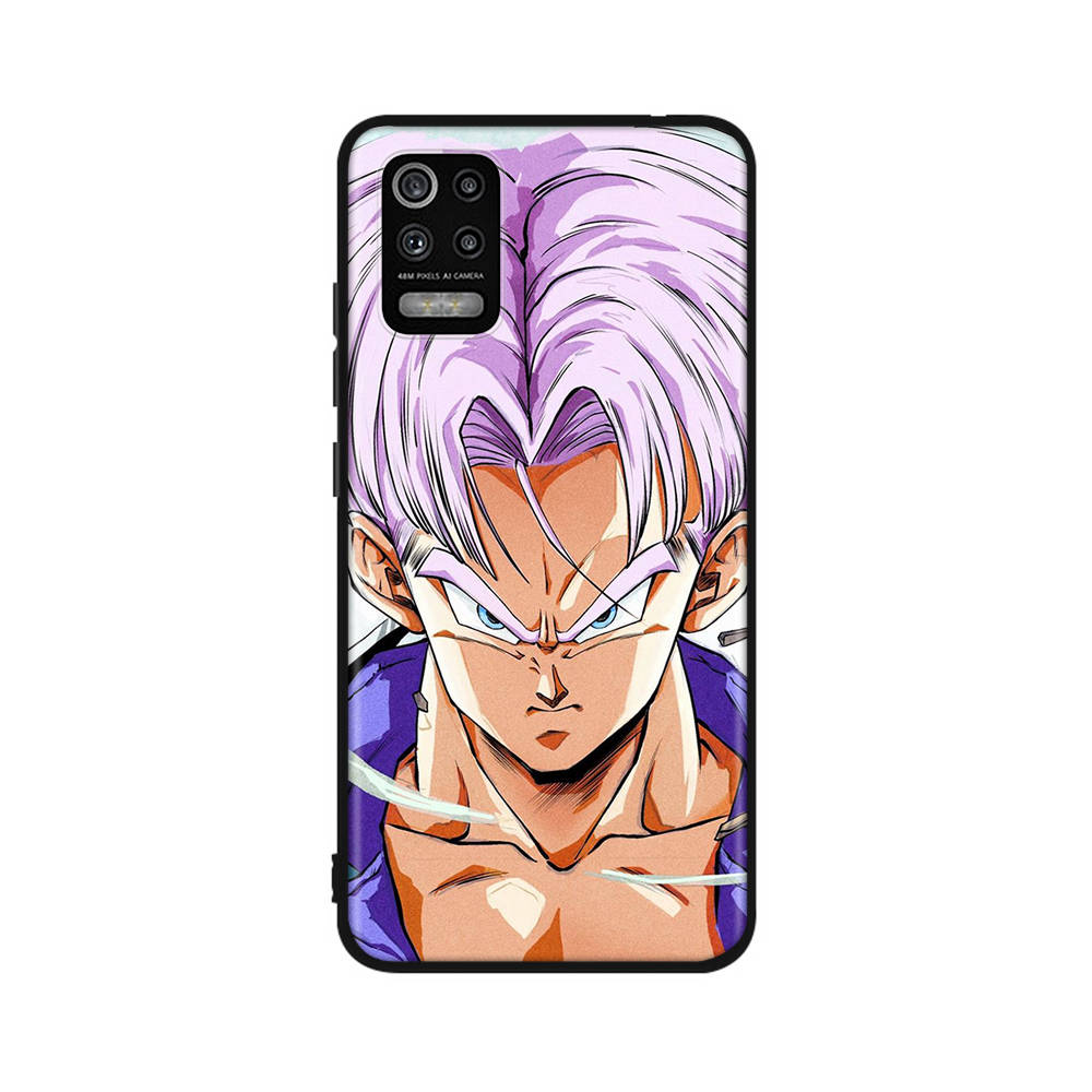 DT44 Dragon Ball Trunks Case for Xiaomi Poco X6 X4 M5 M6 F5 F6 C65 C55 C50 C51 C40 Redmi Note 7 8 14C A3X 13C 12C 11 10A 9C Pro Black Sofe Cover
