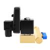 AC110V1/2''Electronic Automatic Tank Drain for Air Compressors 2Way Adjustable Timed Air Compressor Tank(with Power Cable)