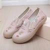 Women's Shoes 2025 Cross-border Spring New Thick-soled Breathable Casual Round Head Single Shoes Mother Shoes