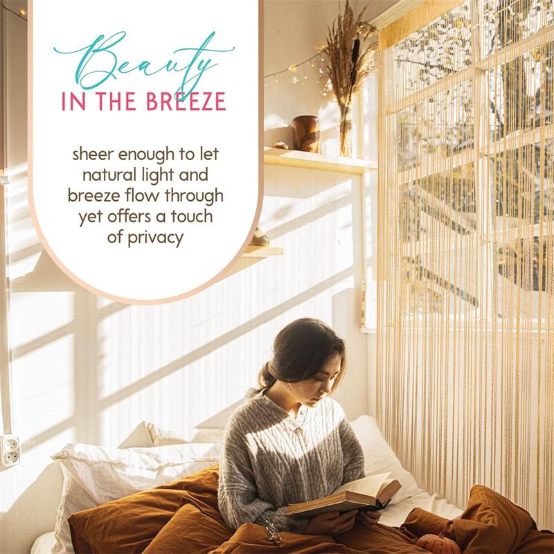 4pcs String Curtains for Doorways Glitter Beaded Curtains Door Sparkle Beads Curtain Open Closet Laundry Hanging Glisten Beads Window Girls