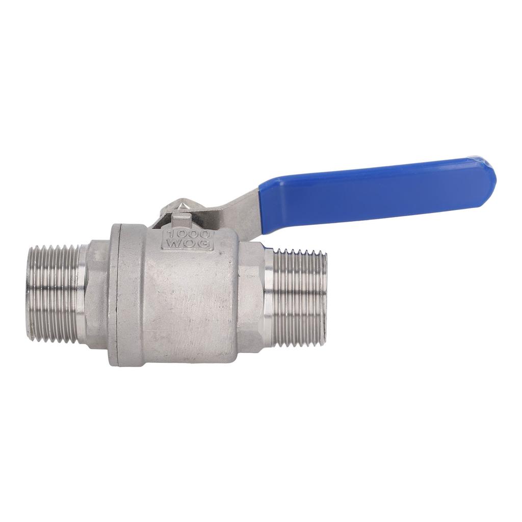 Ball Valve Male Thread 1in Stainless Steel Good Sealing NPT Ball Valve for Water Oil Gas