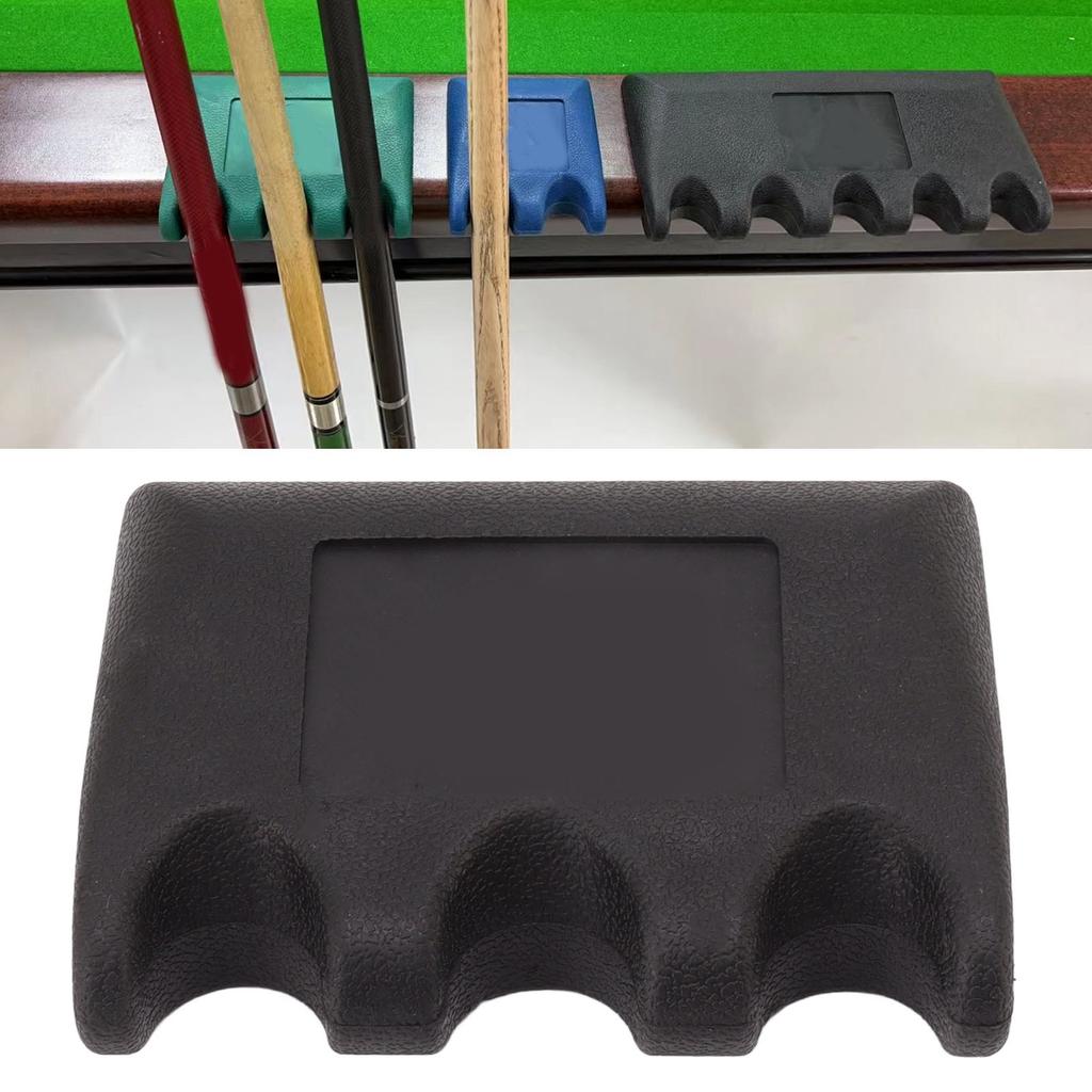 3 Holes Pool Cue Holder Portable Prevent Slip Stable Weighted Billiard Cue Holder for Table Chair Weighted Pool Cue Holder