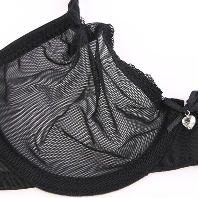 Varsbaby Sheer Ultra-Thin Push-Up Mesh Bra - Sexy, Breathable Lingerie for Women