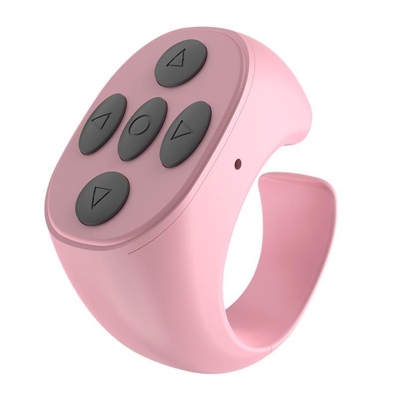 Bluetooth Finger Ring Remote Control with Charging Case: Camera & TikTok Selfie Controller