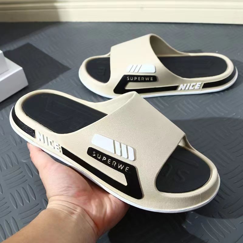 Men's Summer Non-Slip Thick Bottom for Outdoors Home Bathroom Couple Trend Slippers