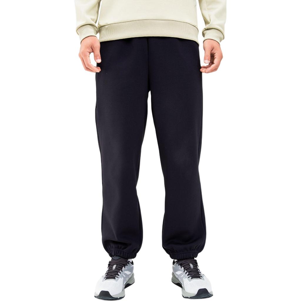 Asics Warme und bequeme gestrickte Sporthose mit mittlerer Leibhöhe für Herren, Hosen, Schwarz 2031F146-001