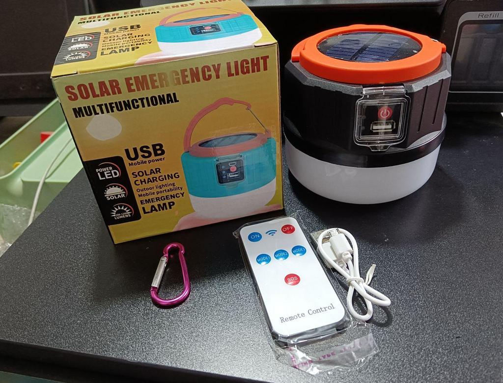 LED Rechargeable High-Brightness Emergency Bulb with USB for Outdoor Camping