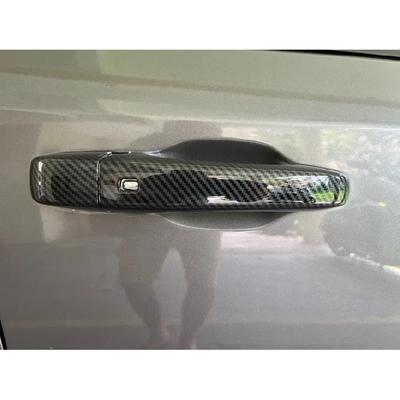 For Dodge Journey 2010 2011 2012 2013 2014 2015 2016 ABS Carbon Black Door Handle Cover Trims Sticker Car Styling Accessories