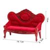 1:12 Dollhouse Miniature Retro Living Room Sofa Chair