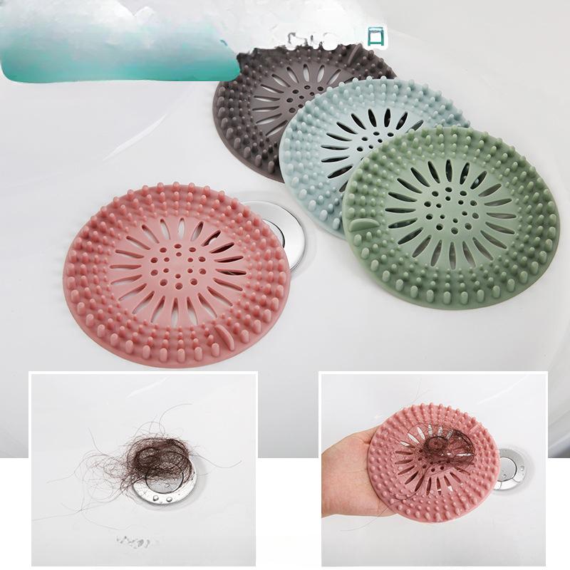 Waschbecken Abfluss Filter Toilette Kanalisation Boden Leck Bildschirm Silikon Deckel Bad Küche Boden Ablauf
