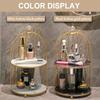 Storage Rack Light Luxury Finishing Table Rack Nordic Style Skin Care Product Bird Cage Rack