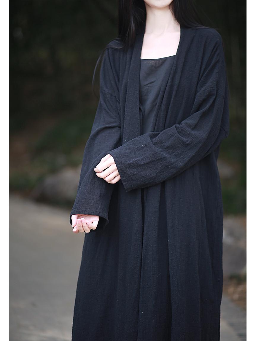 

Ретро кардиган с поясом Дзен: Литературный стиль, Защита от солнца, 3 цвета. One Size чёрный