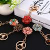 Pretty Heart Key Keychain Rhinestone Key Ring Purse Charm Pendant Gift