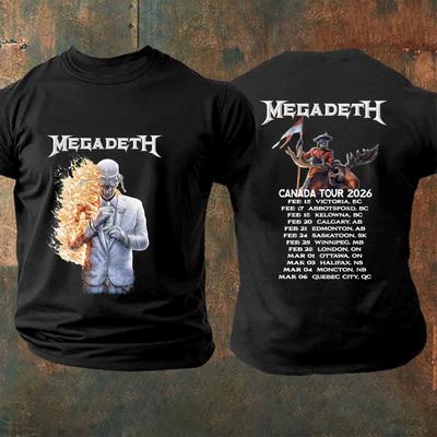 Megadeth Καναδάς 2026 Ημερομηνίες Περιοδείας Μπλουζάκι - Αποστολή στον Καναδά