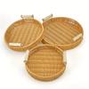 1Pc Plastic Tray Sundry Organizer Tray With Wooden Handle Desktop Decoration Storage Tray Jewelry Placement