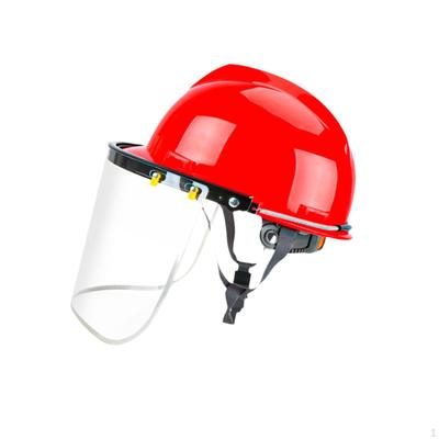 Helmet with Face Shield for Garden Maintenance