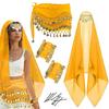 Belly Dance Stage Costume Lightweight Fabric Belly Dance Clothes For Comfort And Freedoms Of Movement