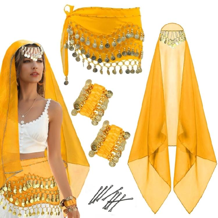 Belly Dance Stage Costume Lightweight Fabric Belly Dance Clothes For Comfort And Freedoms Of Movement