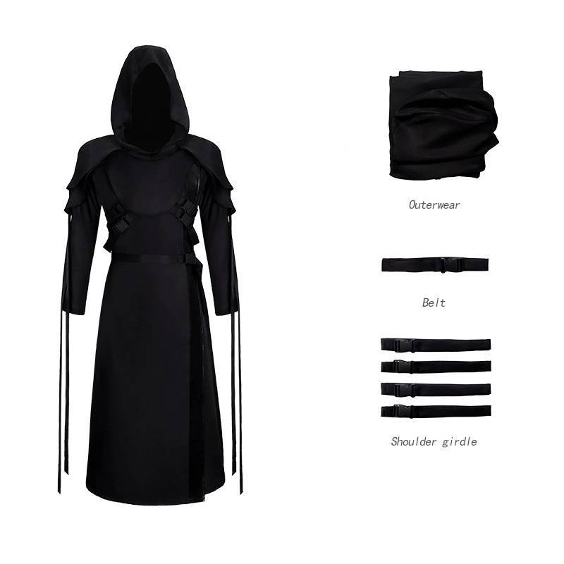 Dead By Daylight The Ghost Face Cosplay Costume With Polyester Spandex For Anime Role Playing Fans